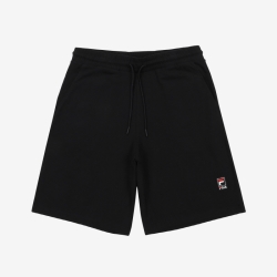 Fila Stacked Logo Half - Miesten Shortsit - Mustat | FI-21840